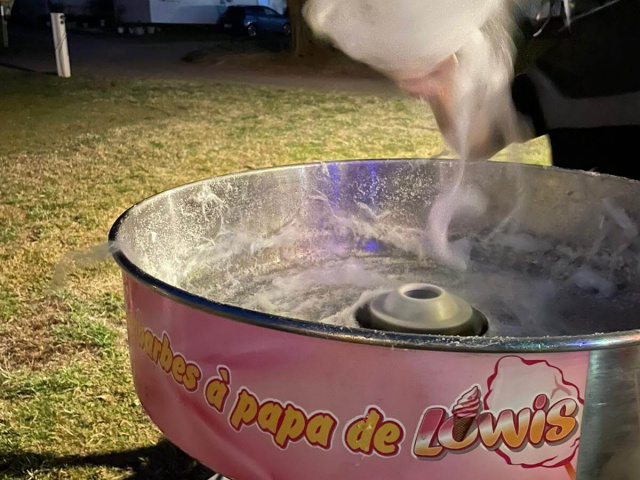 Barbe à papa camping du grand fay