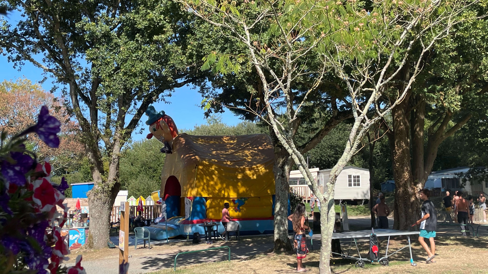 Aire de jeux au camping du Grand Fay