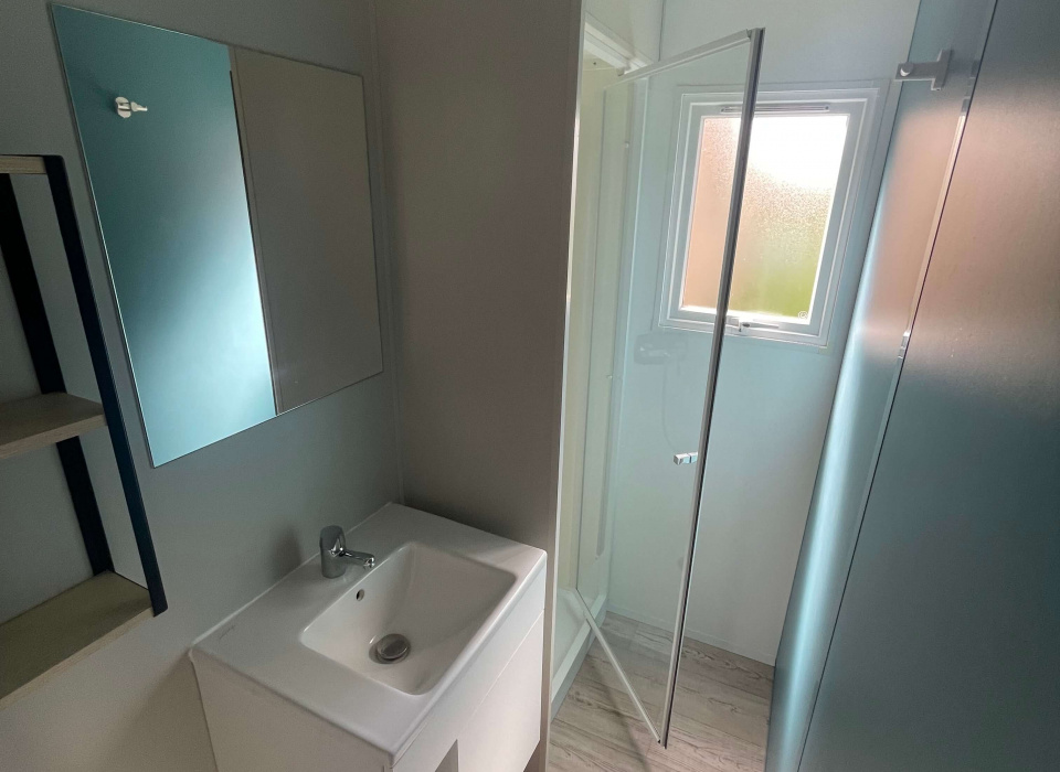 salle de bain mobil-home 3 chambres camping du grand fay