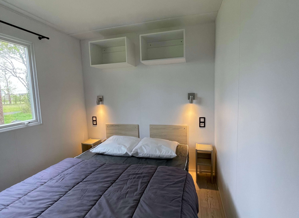 chambre parent mobil-home 3 chambres camping du grand fay