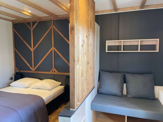 Chalet 1 chambre 2 personnes avec lit double