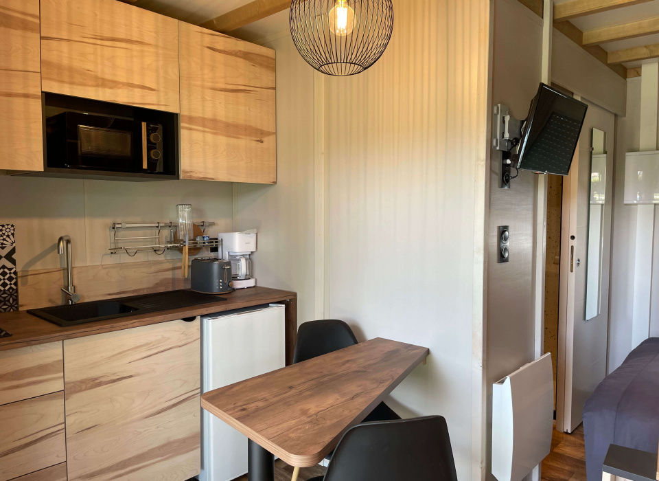 Espace cuisine salon