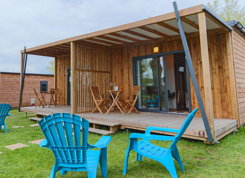 CHALET CAJOU 1 chambre 2 personnes CAMPING DU GRAND FAY 44