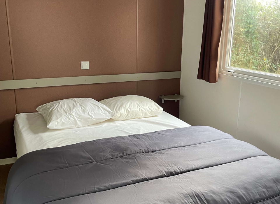 Chambre dans mobilhome camping du grand fay