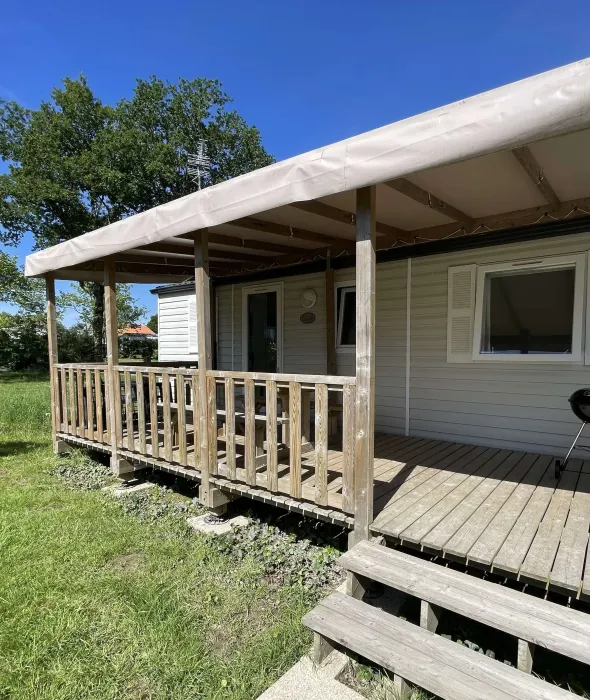 Mobil-home 3 chambres climatisé 6 personnes
